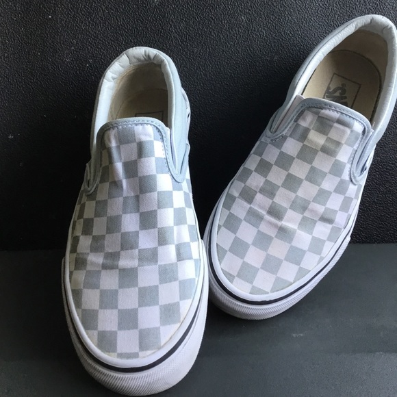 checkered vans poshmark